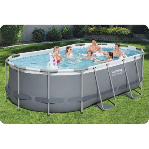 Basen stelażowy ogrodowy 427 x 250 x 100 cm 11w1 Bestway 56620 Basen stelażowy ogrodowy 427 x 250 x 100 cm 11w1 Bestway 56620