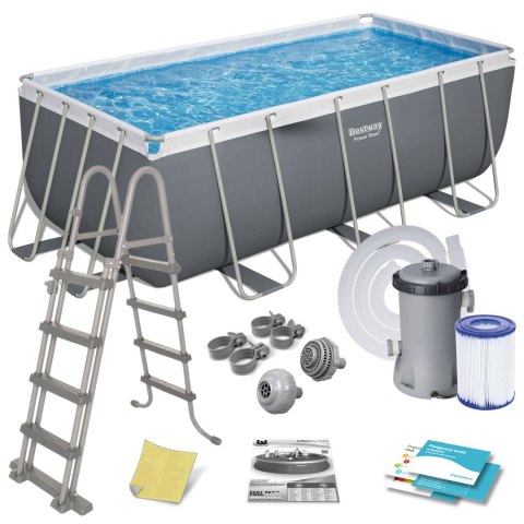 Basen stelażowy ogrodowy 412 x 201 x 122 cm 11w1 Bestway 56456N Basen stelażowy ogrodowy 412 x 201 x 122 cm 11w1 Bestway 56456N