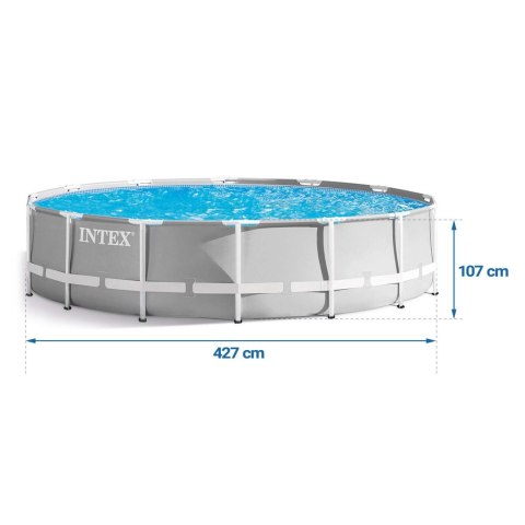 Basen ogrodowy stelażowy 427 x 107 cm 12w1 INTEX 26720 Basen ogrodowy stelażowy 427 x 107 cm 12w1 INTEX 26720