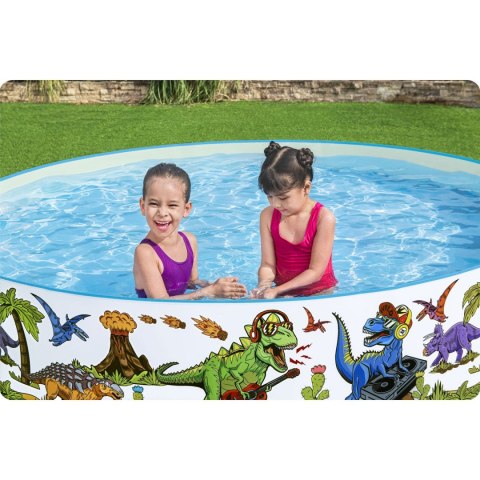Basen ogrodowy Dinozaury 244x46cm Bestway 55001 Basen ogrodowy Dinozaury 244x46cm Bestway 55001