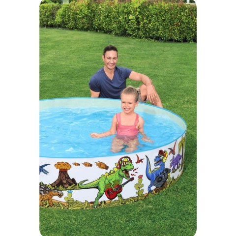 Basen ogrodowy Dinozaury 244x46cm Bestway 55001 Basen ogrodowy Dinozaury 244x46cm Bestway 55001
