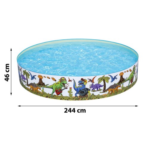 Basen ogrodowy Dinozaury 244x46cm Bestway 55001 Basen ogrodowy Dinozaury 244x46cm Bestway 55001
