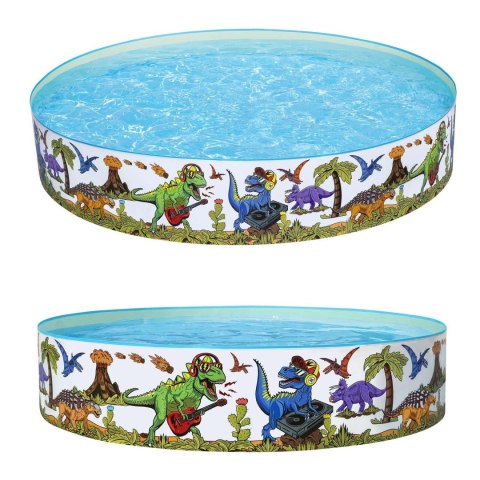 Basen ogrodowy dla dzieci Dinozaur 183 x 38 cm Bestway 55022 Basen ogrodowy dla dzieci Dinozaur 183 x 38 cm Bestway 55022