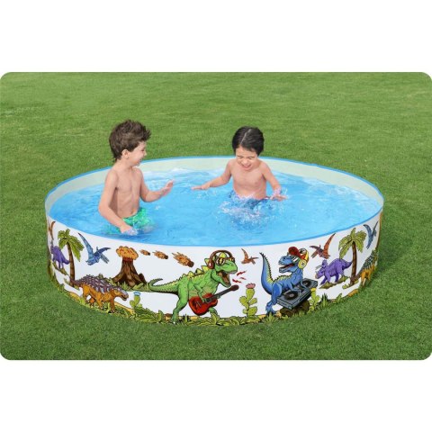 Basen ogrodowy dla dzieci Dinozaur 183 x 38 cm Bestway 55022 Basen ogrodowy dla dzieci Dinozaur 183 x 38 cm Bestway 55022