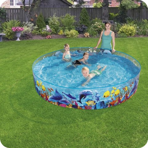Basen ogrodowy rozporowy dla dzieci 244 x 46 cm Bestway 55031 Basen ogrodowy rozporowy dla dzieci 244 x 46 cm Bestway 55031