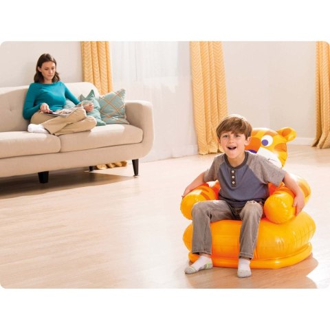 Fotel dmuchany dla dziecka Wesołe Zwierzęta 65 x 64 cm INTEX 68556 miś Fotel dmuchany dla dziecka Wesołe Zwierzęta 65 x 64 cm INTEX 68556 miś