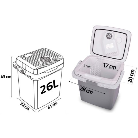 Lodówka turystyczna Berdsen Icemax 26 litrów tryb ECO Lodówka turystyczna Berdsen Icemax 26 litrów tryb ECO