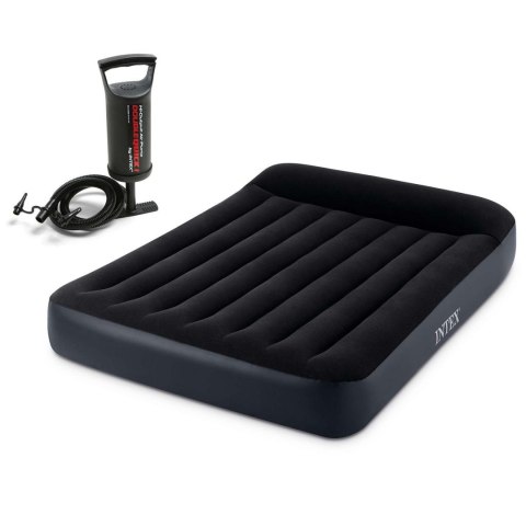 Materac dmuchany 191x137x25 cm z pompką tłokową INTEX 64142 Materac dmuchany 191x137x25 cm z pompką tłokową INTEX 64142