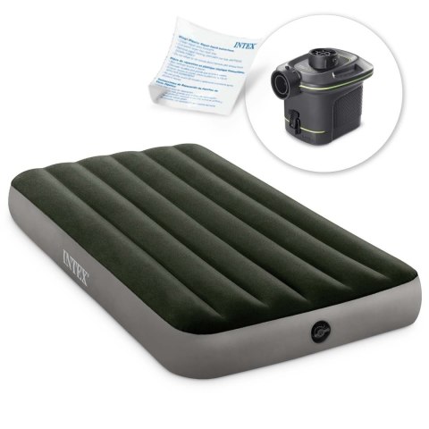 Materac dmuchany 191x99x25 cm z pompką elektryczną INTEX 64777 Materac dmuchany 191x99x25 cm z pompką elektryczną INTEX 64777