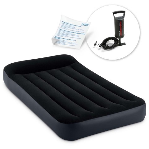 Materac dmuchany 191x99x25 cm z pompką tłokową INTEX 64141 Materac dmuchany 191x99x25 cm z pompką tłokową INTEX 64141