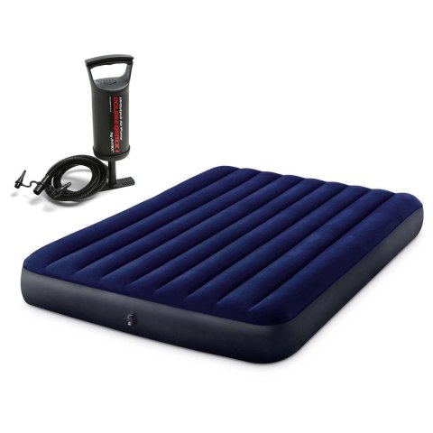 Materac dmuchany 203x152x25 cm z pompką tłokową INTEX 64765 Materac dmuchany 203x152x25 cm z pompką tłokową INTEX 64765