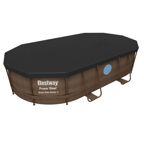 Pokrywa do basenu stelażowego owalnego 427 x 250 x 100 cm Bestway 58425 Pokrywa do basenu stelażowego owalnego 427 x 250 x 100 cm Bestway 58425