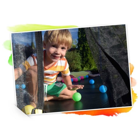 Trampolina ogrodowa 6ft/183cm z siatką wewnętrzną i drabinką Trampolina ogrodowa 6ft/183cm z siatką wewnętrzną i drabinką