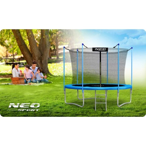 Trampolina ogrodowa 8ft/252cm siatka wewnętrzna i drabinką Trampolina ogrodowa 8ft/252cm siatka wewnętrzna i drabinką