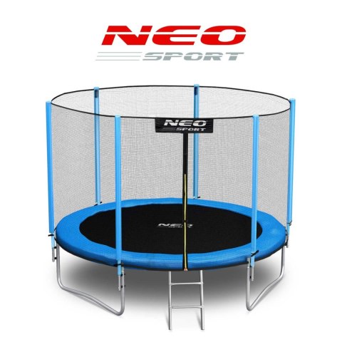 Trampolina ogrodowa 8ft/252cm siatka zewnętrzna i drabinką Trampolina ogrodowa 8ft/252cm siatka zewnętrzna i drabinką