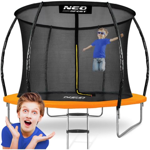 Trampolina ogrodowa profilowana 10ft/312cmz siatką wewnętrzną Neo-Sport Trampolina ogrodowa profilowana 10ft/312cmz siatką wewnętrzną Neo-Sport