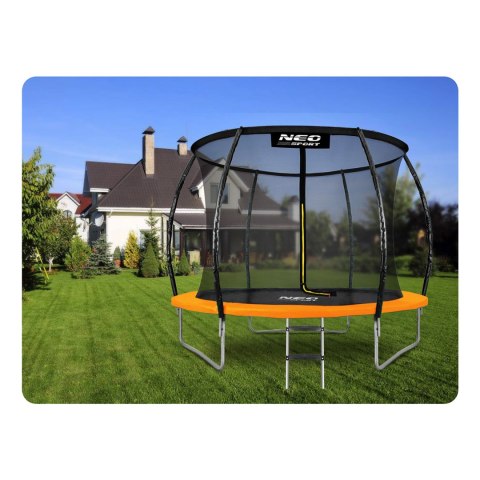 Trampolina ogrodowa profilowana 10ft/312cmz siatką wewnętrzną Neo-Sport Trampolina ogrodowa profilowana 10ft/312cmz siatką wewnętrzną Neo-Sport
