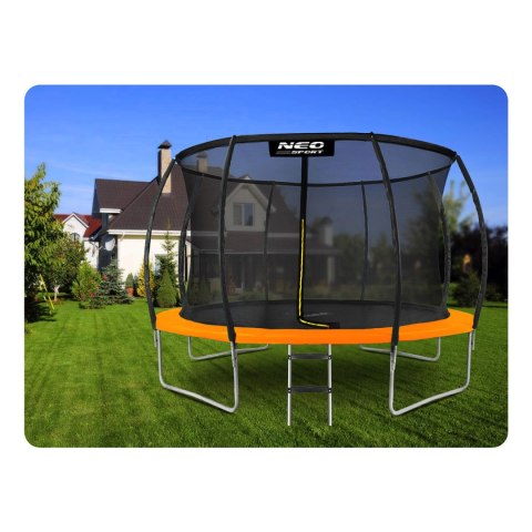 Trampolina ogrodowa profilowana 12ft/374cm z siatką wewnętrzną Neo-Sport Trampolina ogrodowa profilowana 12ft/374cm z siatką wewnętrzną Neo-Sport