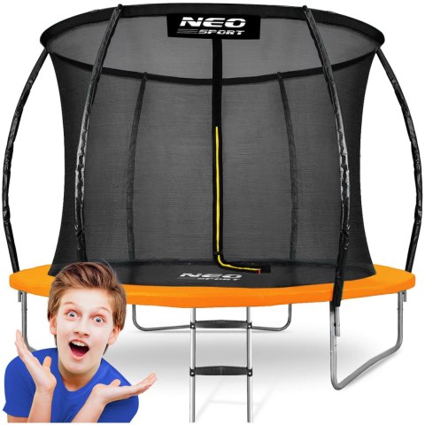 Trampolina ogrodowa profilowana 8ft/252cm z siatką wewnętrzną Neo-Sport Trampolina ogrodowa profilowana 8ft/252cm z siatką wewnętrzną Neo-Sport