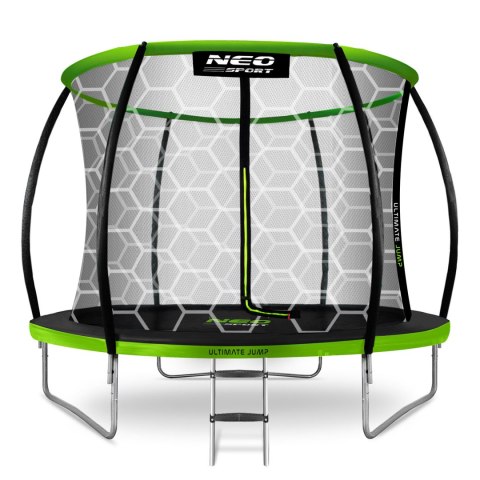 Trampolina ogrodowa profilowana 8ft/252cm z siatką wewnętrzną Neo-Sport Trampolina ogrodowa profilowana 8ft/252cm z siatką wewnętrzną Neo-Sport