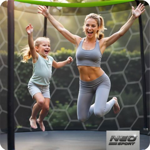Trampolina ogrodowa profilowana 8ft/252cm z siatką wewnętrzną Neo-Sport Trampolina ogrodowa profilowana 8ft/252cm z siatką wewnętrzną Neo-Sport