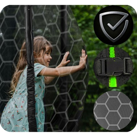 Trampolina ogrodowa profilowana 8ft/252cm z siatką wewnętrzną Neo-Sport Trampolina ogrodowa profilowana 8ft/252cm z siatką wewnętrzną Neo-Sport