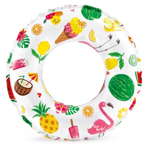 Koło do pływania trzy wzory 51 cm INTEX 59230 ananas Koło do pływania trzy wzory 51 cm INTEX 59230 ananas