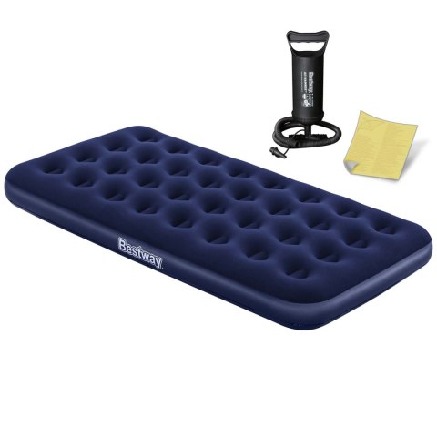 Materac dmuchany 188x99x22 cm z pompką tłokową Bestway 67001 Materac dmuchany 188x99x22 cm z pompką tłokową Bestway 67001