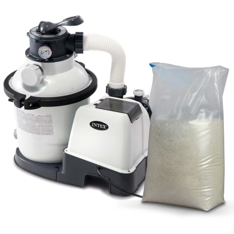 Pompa filtrująca piaskowa 5700 l/h INTEX 26644 + 25 kg piasku Pompa filtrująca piaskowa 5700 l/h INTEX 26644 + 25 kg piasku