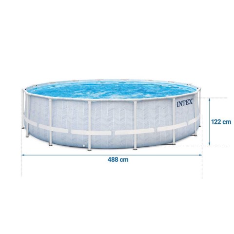 Basen ogrodowy stelażowy 488 x 122 cm 12w1 Intex 26746 Basen ogrodowy stelażowy 488 x 122 cm 12w1 Intex 26746