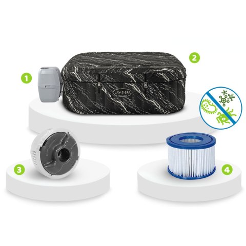 Dmuchane SPA Lay-Z Hollywood 6 osobowe Bestway 6001F Dmuchane SPA Lay-Z Hollywood 6 osobowe Bestway 6001F