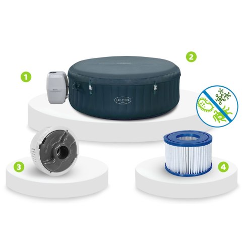 Dmuchane SPA Lay-Z Miami Green 6 osobowe Bestway 6001D Dmuchane SPA Lay-Z Miami Green 6 osobowe Bestway 6001D