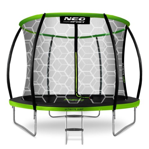 Trampolina ogrodowa profilowana 10ft/312cmz siatką wewnętrzną Neo-Sport Trampolina ogrodowa profilowana 10ft/312cmz siatką wewnętrzną Neo-Sport