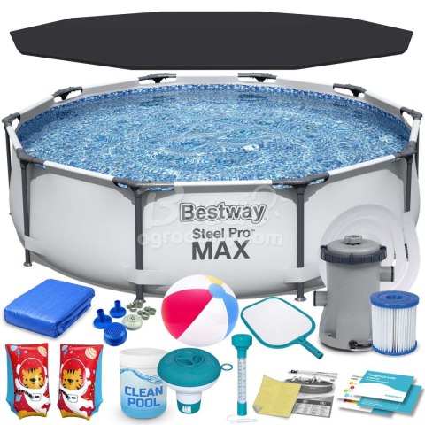 Basen ogrodowy stelażowy 305 x 76 cm 17w1 Bestway 56408 Basen ogrodowy stelażowy 305 x 76 cm 17w1 Bestway 56408