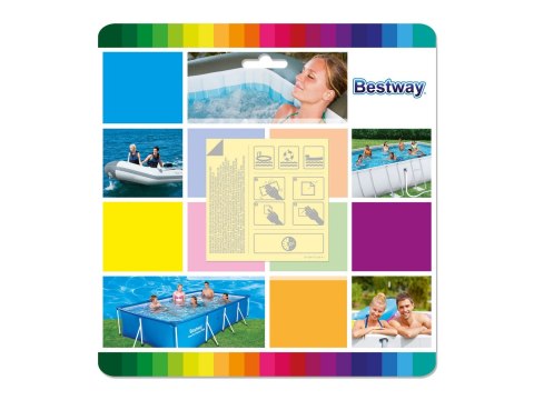 Wodoodporne łatki naprawcze do artykułów dmuchanych Bestway 62091 Wodoodporne łatki naprawcze do artykułów dmuchanych Bestway 62091