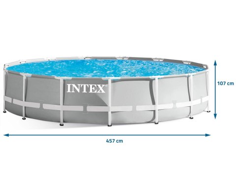 Basen ogrodowy stelażowy 457 x 107 cm 18w1 INTEX 26724 Basen ogrodowy stelażowy 457 x 107 cm 18w1 INTEX 26724
