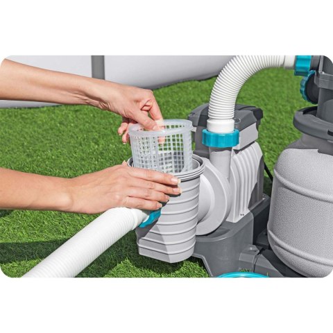 Pompa piaskowa do basenów + tabletki multifunkcyjne 6056 l/h Bestway 58497 Pompa piaskowa do basenów + tabletki multifunkcyjne 6056 l/h Bestway 58497