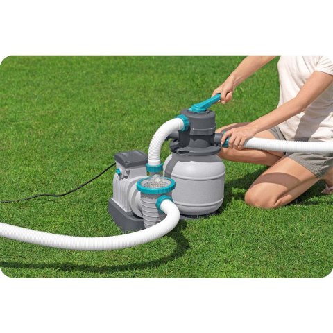 Pompa piaskowa do basenów + tabletki multifunkcyjne 6056 l/h Bestway 58497 Pompa piaskowa do basenów + tabletki multifunkcyjne 6056 l/h Bestway 58497
