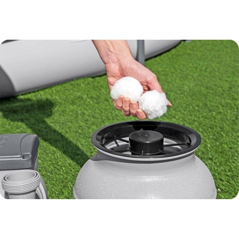 Pompa piaskowa do basenów + tabletki multifunkcyjne 6056 l/h Bestway 58497 Pompa piaskowa do basenów + tabletki multifunkcyjne 6056 l/h Bestway 58497