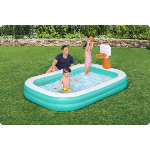 Basen dmuchany Dunk'N Splash 251 x 168 x 102 cm Bestway 54445 Basen dmuchany Dunk'N Splash 251 x 168 x 102 cm Bestway 54445