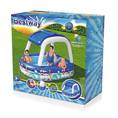 Basenik dla dzieci z daszkiem 213 x 155 x 132 cm Bestway 54370 Basenik dla dzieci z daszkiem 213 x 155 x 132 cm Bestway 54370