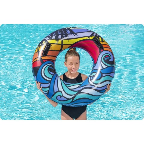 Koło do pływania niebieskie 91 cm Bestway 36350 Koło do pływania niebieskie 91 cm Bestway 36350