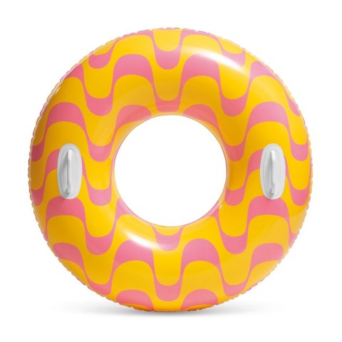 Koło do pływania pomarańczowe w zygzaki 91 cm Intex Koło do pływania pomarańczowe w zygzaki 91 cm Intex