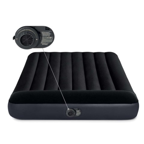 Materac dmuchany 203x152x25 cm z wbudowaną pompką elektryczną INTEX 64150 Materac dmuchany 203x152x25 cm z wbudowaną pompką elektryczną INTEX 64150