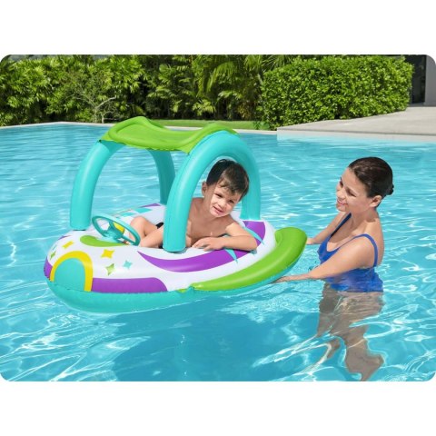 Ponton plażowy do pływania z daszkiem 107 x 112 cm Bestway 34149 Ponton plażowy do pływania z daszkiem 107 x 112 cm Bestway 34149