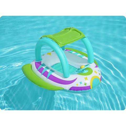 Ponton plażowy do pływania z daszkiem 107 x 112 cm Bestway 34149 Ponton plażowy do pływania z daszkiem 107 x 112 cm Bestway 34149