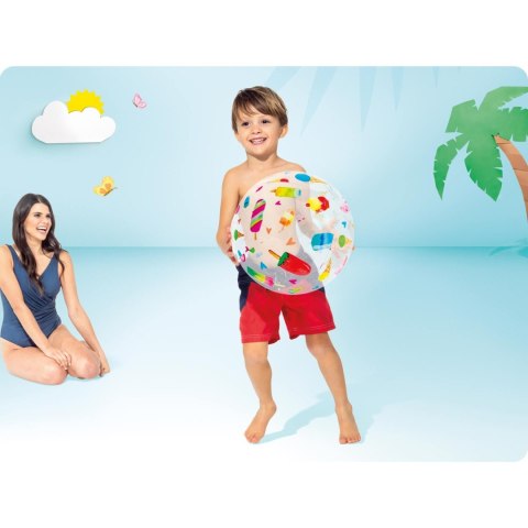 Dmuchana piłka plażowa lody 51 cm INTEX 59040 Dmuchana piłka plażowa lody 51 cm INTEX 59040
