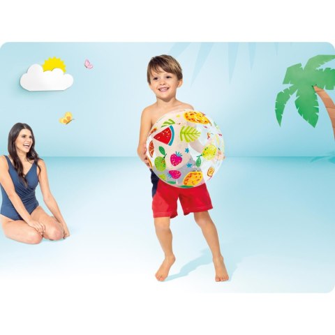 Dmuchana piłka plażowa owoce 51 cm INTEX 59040 Dmuchana piłka plażowa owoce 51 cm INTEX 59040