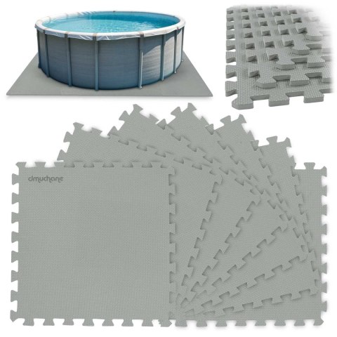 Mata piankowa pod basen puzzle 50 x 50 cm 8 szt Mata piankowa pod basen puzzle 50 x 50 cm 8 szt