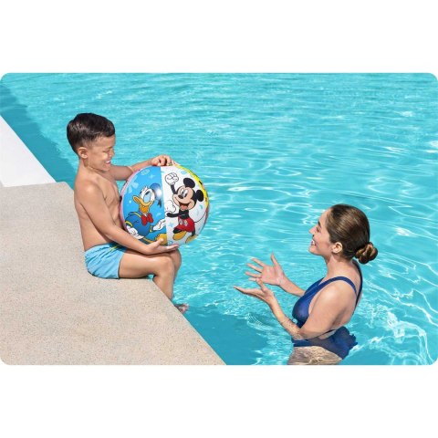 Piłka plażowa dla dzieci 51 cm Mickey i Przyjaciele Bestway 91098 Piłka plażowa dla dzieci 51 cm Mickey i Przyjaciele Bestway 91098